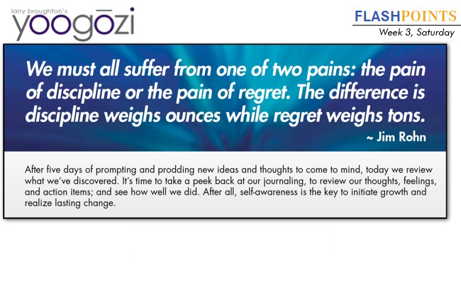 We must suffer from one of two pains: the pain of discipline or the pain of regret. The difference is discipline weights ounces while regret weights tons. Jim Rohn.