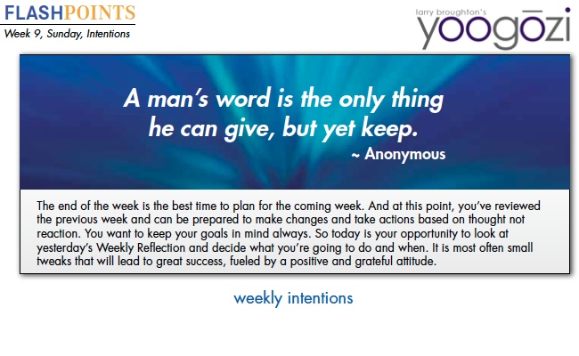 A man's word is the only thing he can give, but yet keep.