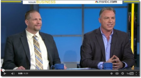 Hanging out with Chris Brogan on MSNBC Your Business yoogozi