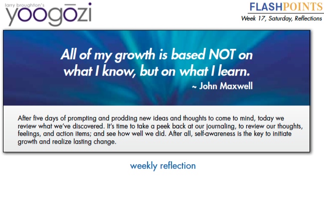 All of my growth is based NOT on what I know, but on what I learn. ~ John Maxwell