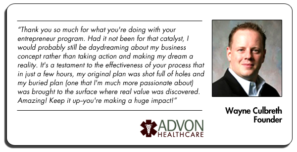 wayne culbreth founder advon healthcare testimonial